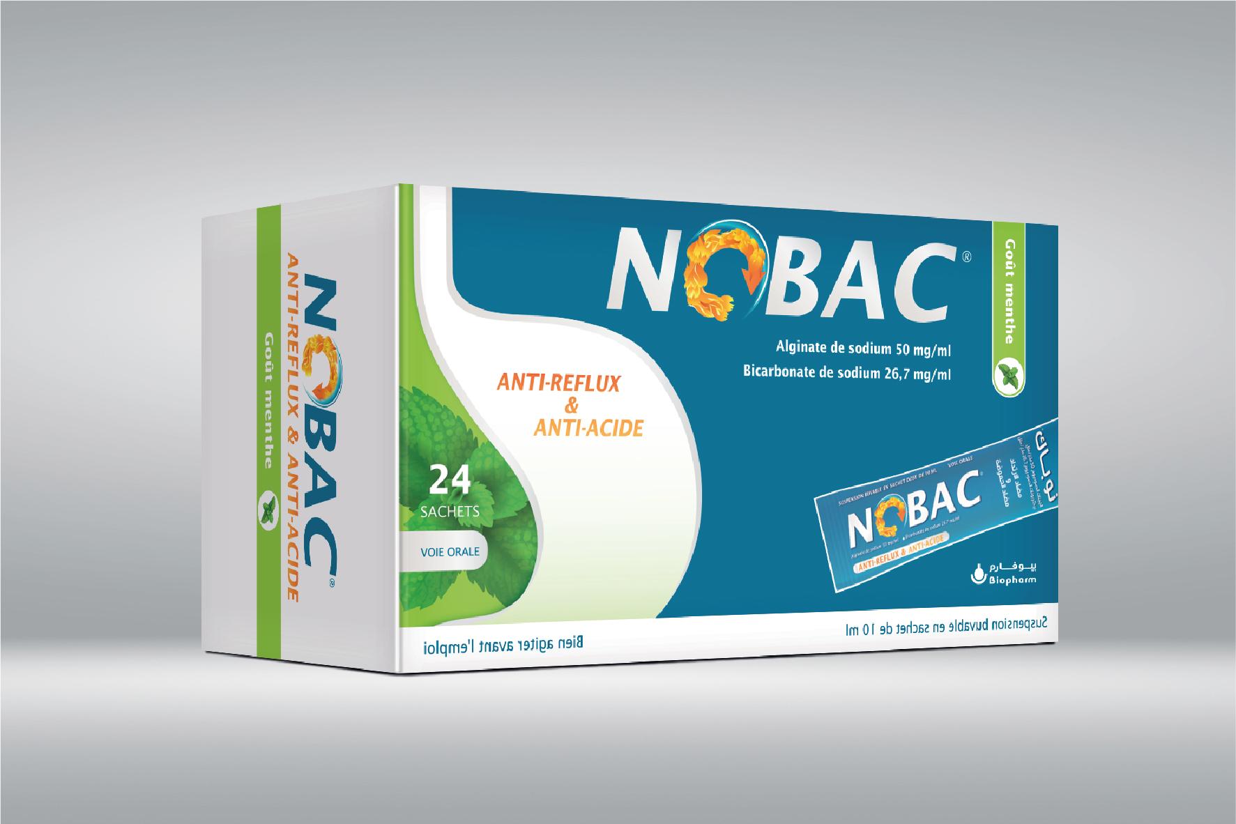 Nobac® Stick goût menthe